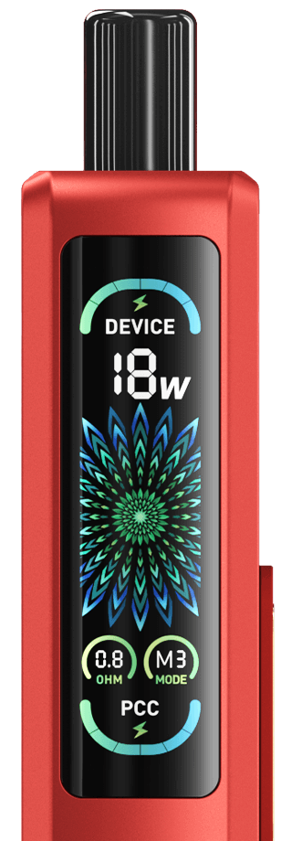 The EXCEED PCC's color screen visualizes various data, allowing you to clearly see the information at a glance.