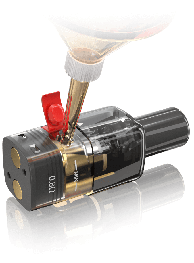 The EXCEED PCC offers both refillable cartridge and pre-filled pods with various flavors, allowing you to choose according to your preferences.