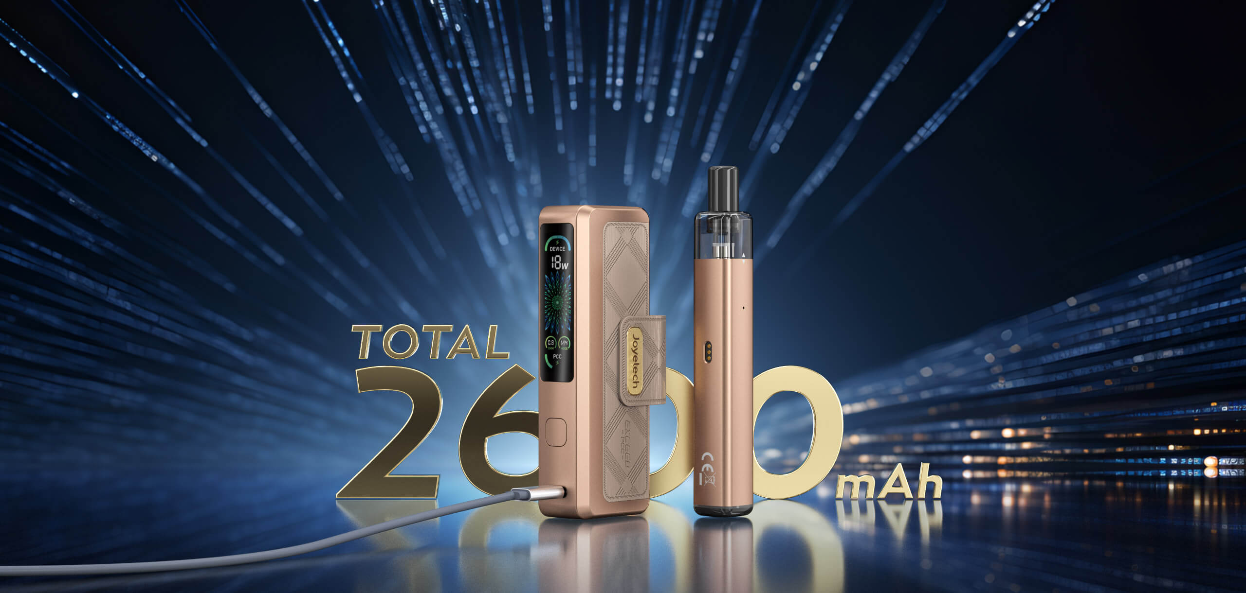 With a total capacity of 2600mAh of power, you'll stay charged for daily use and long trips without worry.