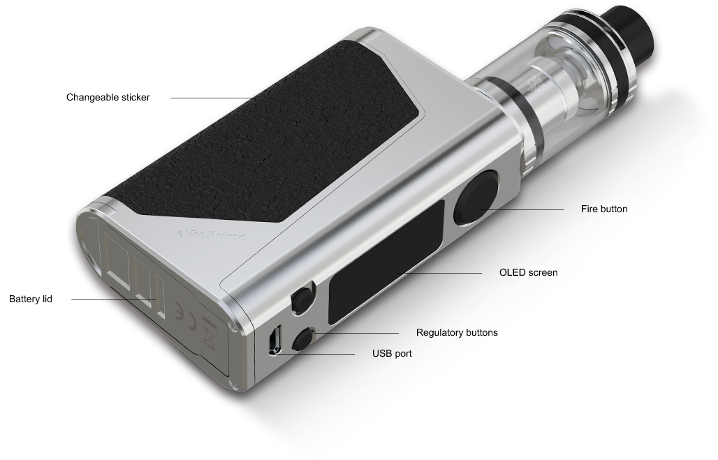 eVic Primo with UNIMAX 25 Atomizer