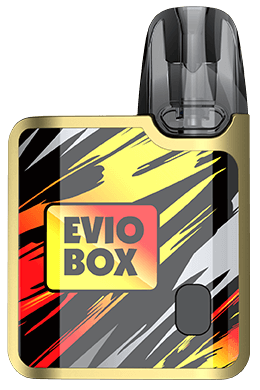 Zinc Alloy Version EVIO Box pod kit Golden Flame