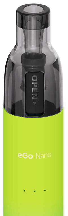 The eGo Nano device works seamlessly with eRoll Nano pods, giving you more choices to suit your taste.