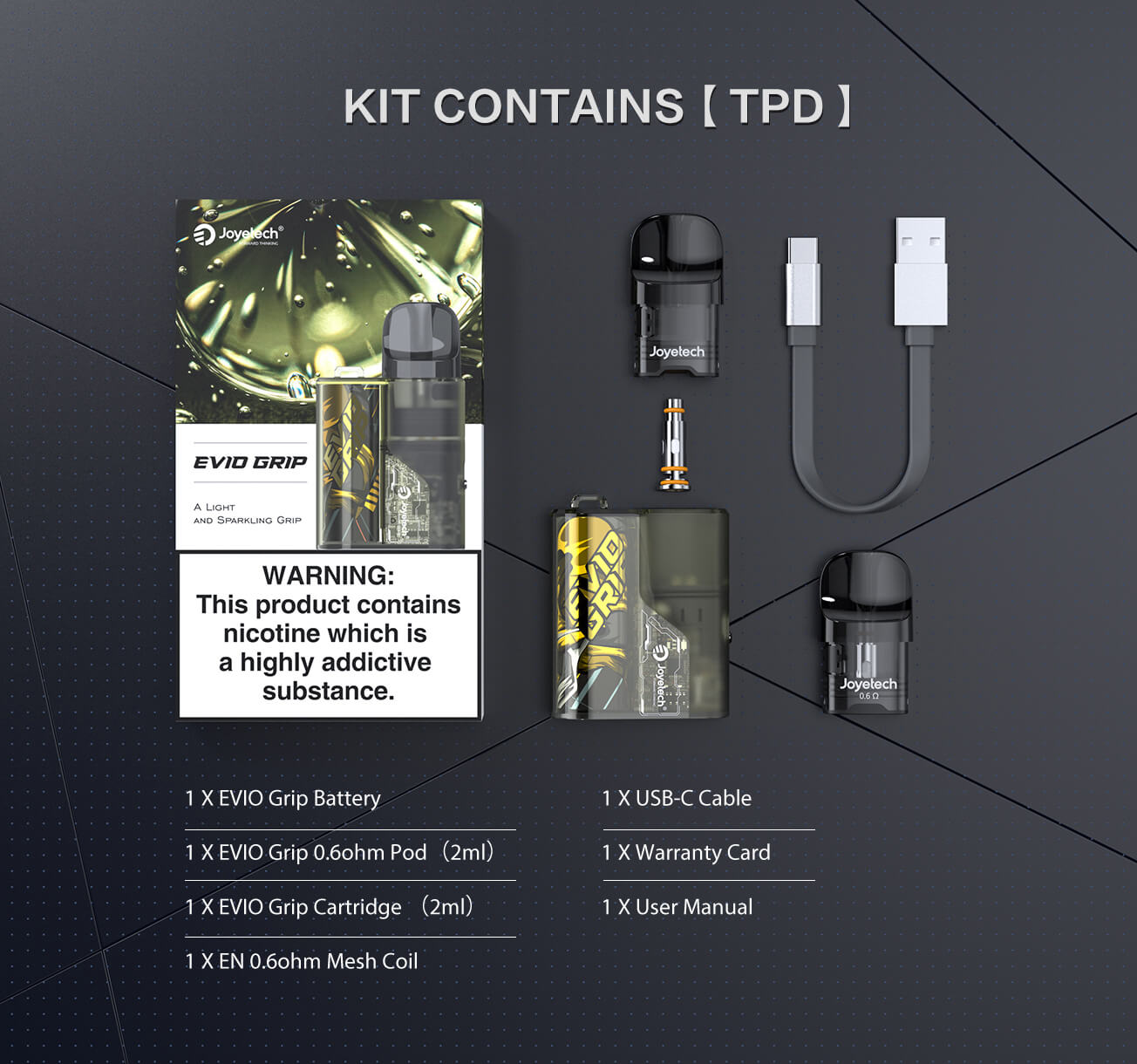 KIT CONTAINS (TPD)