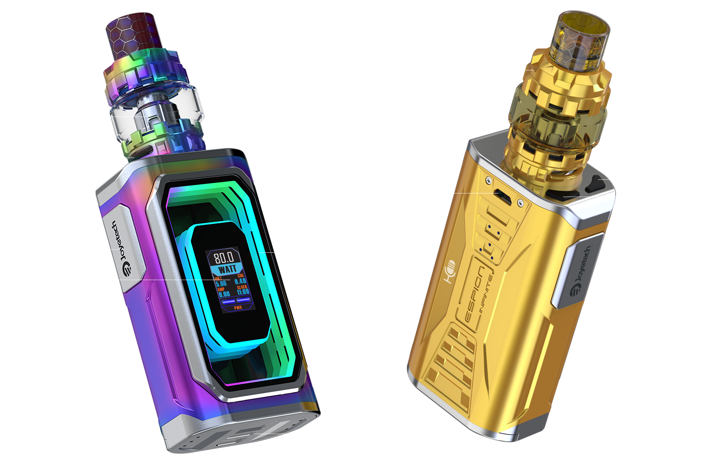 Authentic Joyetech ESPION Infinite 230W Gold Mod + ProCore Conquer Kit