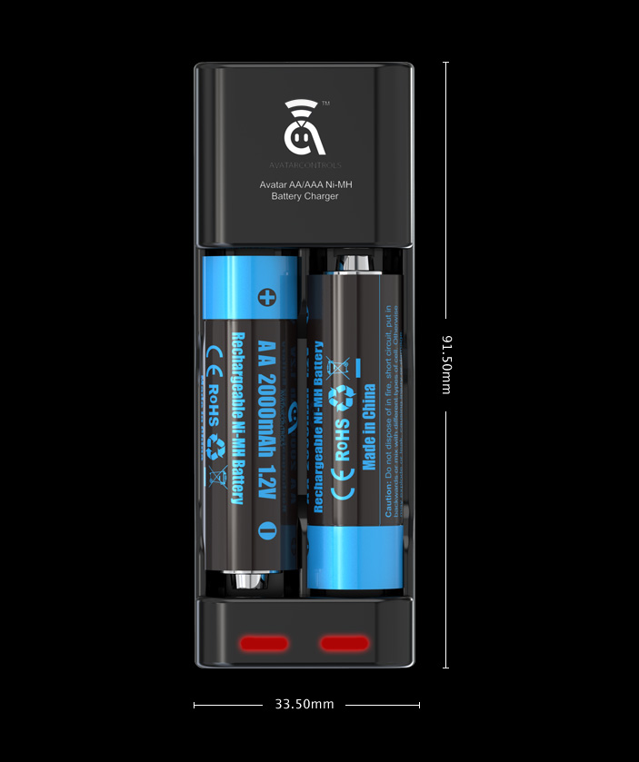 Avatar AA/AAA Ni-MH Battery Charger