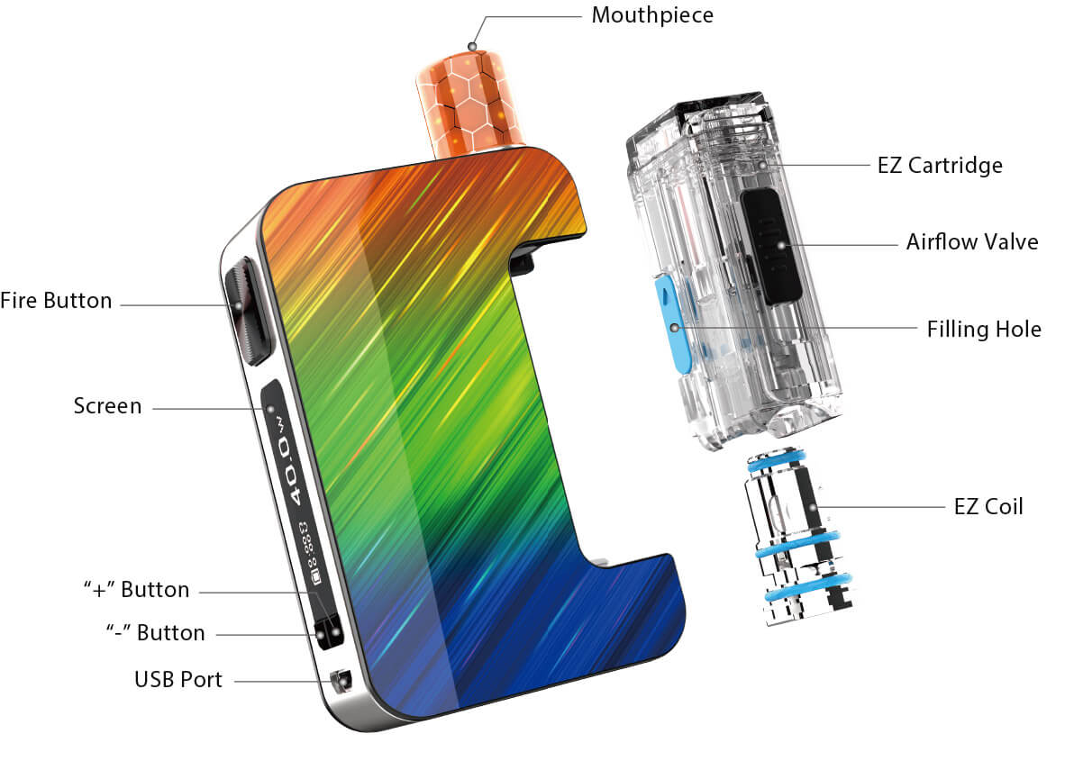 Joyetech EXCEED Grip Textured Vape Pod Kit 2019