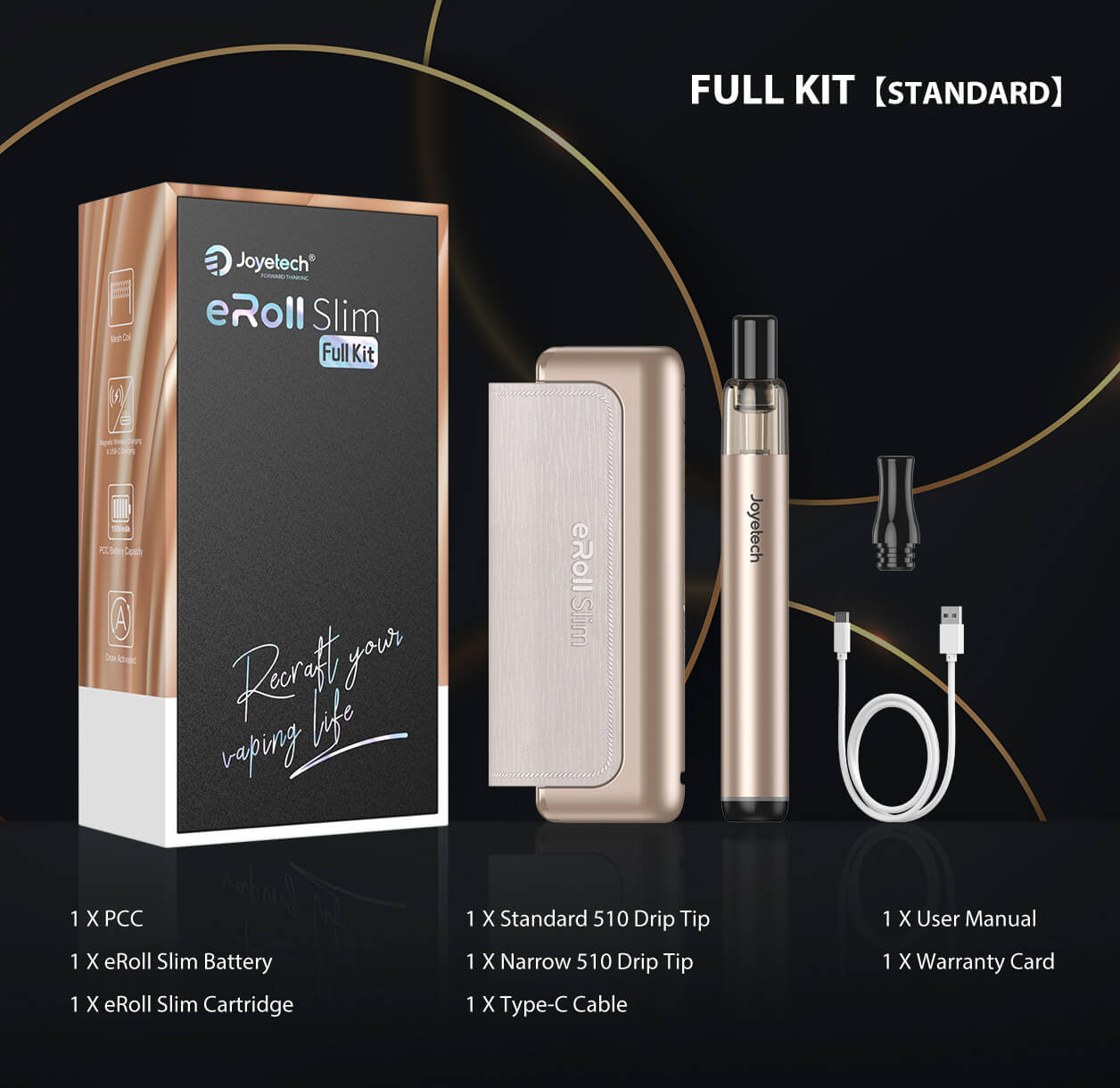 Kit eRoll Slim Full - Joyetech